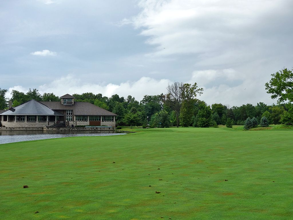 18th Hole at Stonelick Hills Golf Club (591 Yard Par 5)